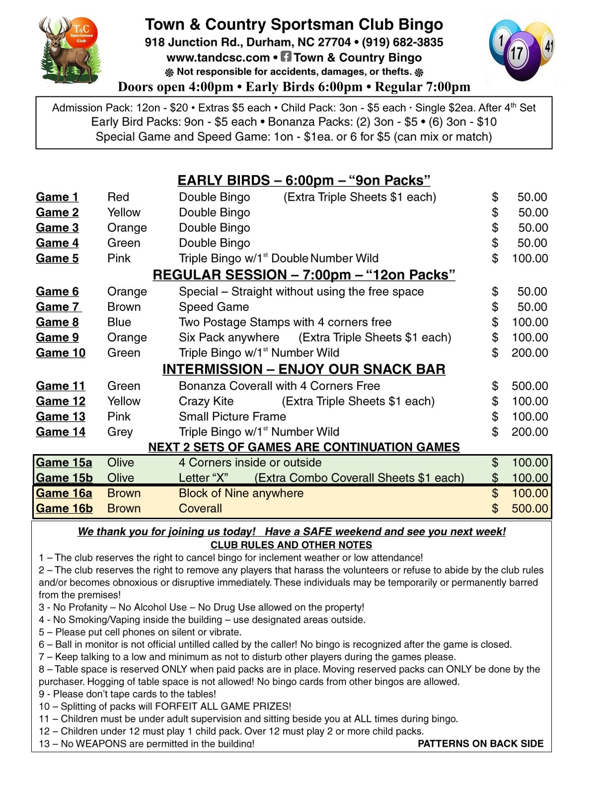 T and C Bingo Program Session 2 Front v6 2026